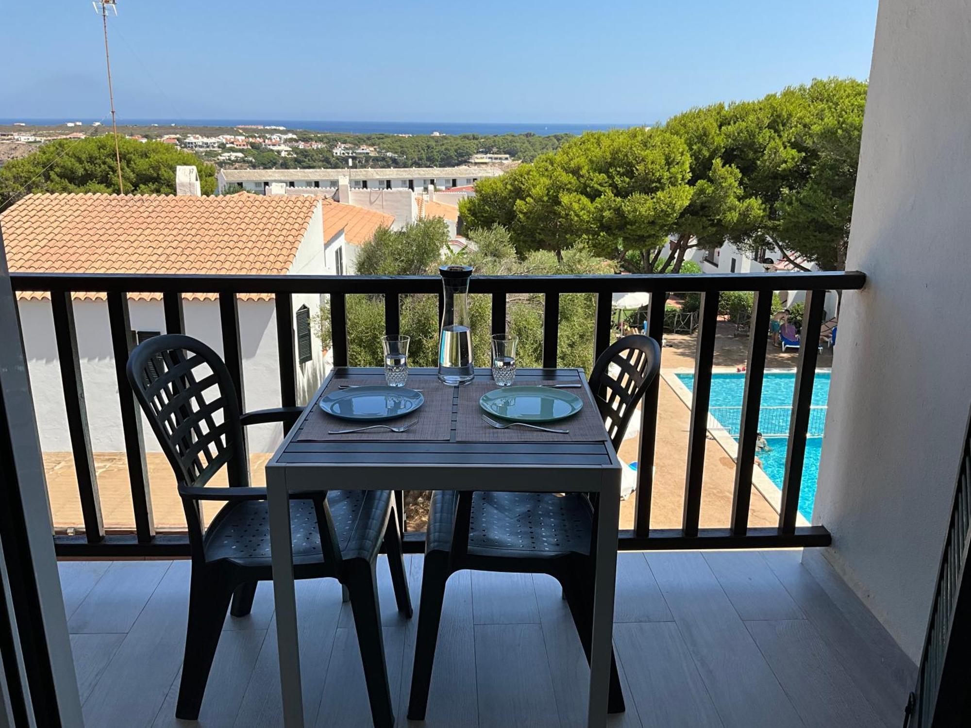 Ferienwohnung Vistas Al Mar Y La Piscina Arenal d'en Castell Exterior foto